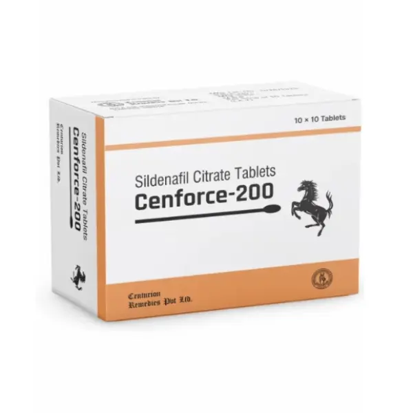 Cenforce 200 mg Sildenafil Citrate Tablets Box